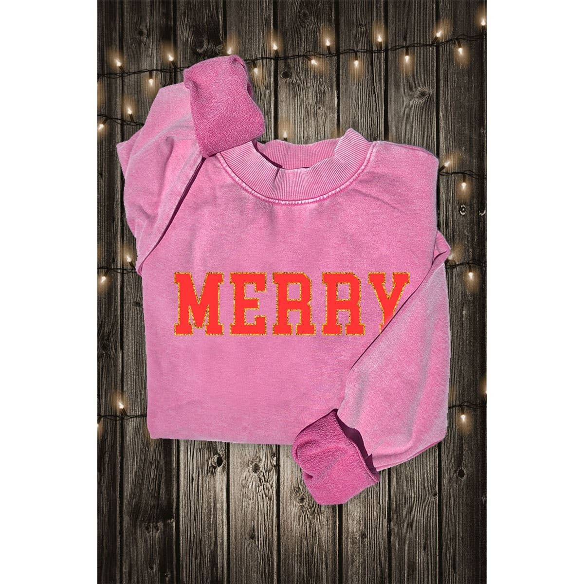 MERRY Foil Mineral Graphic Sweatshirt