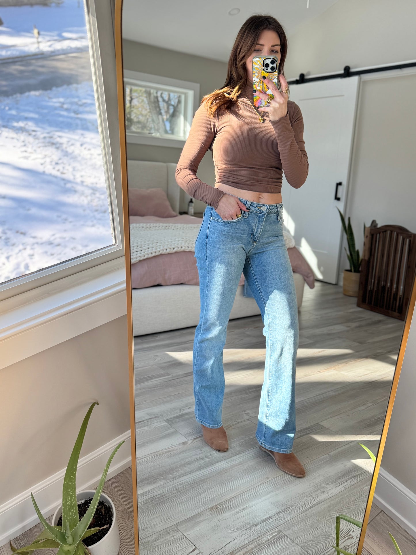 Mid-Rise Vintage Slim Bootcut