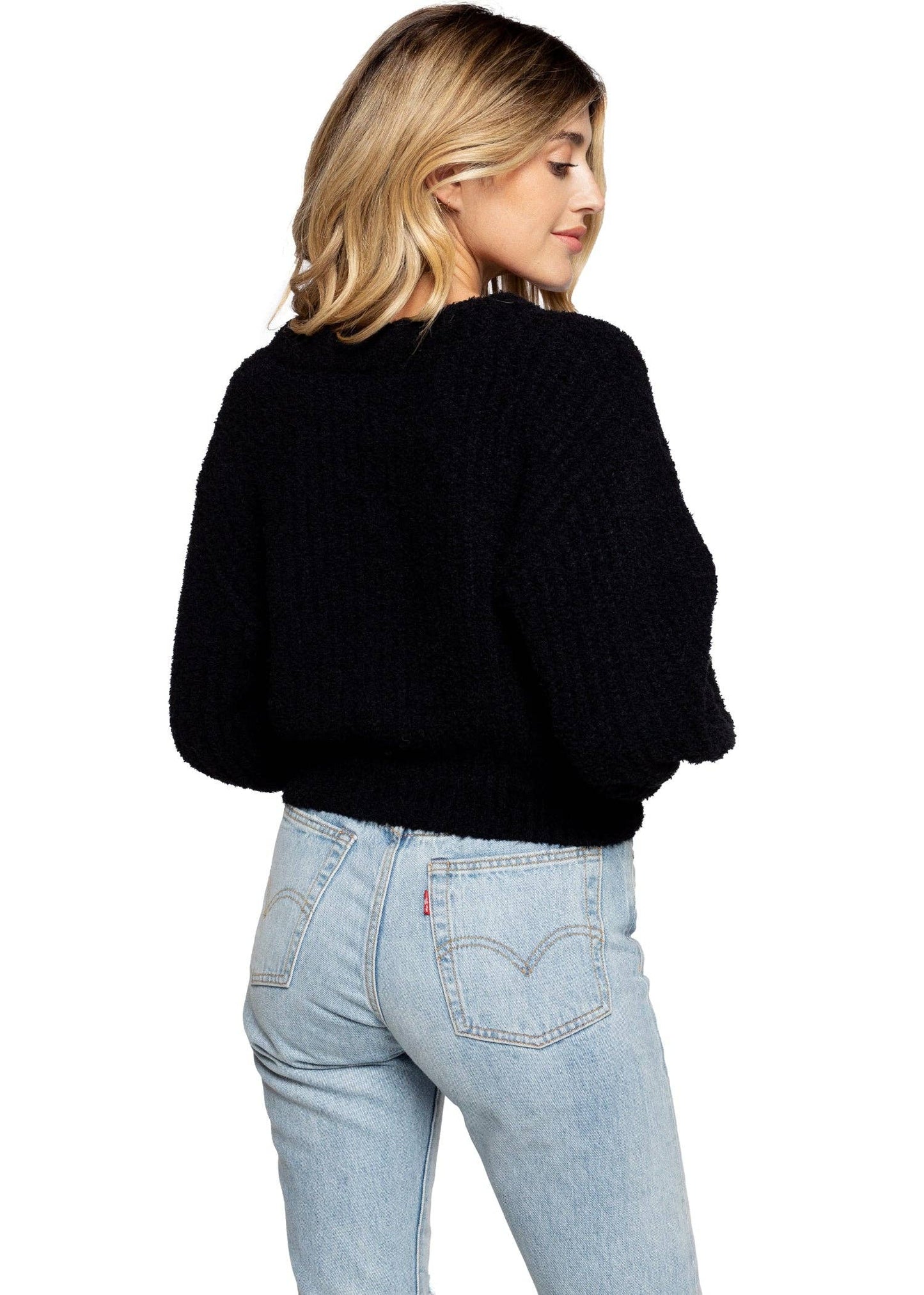 *NEW*Teddy Cardigan - Black