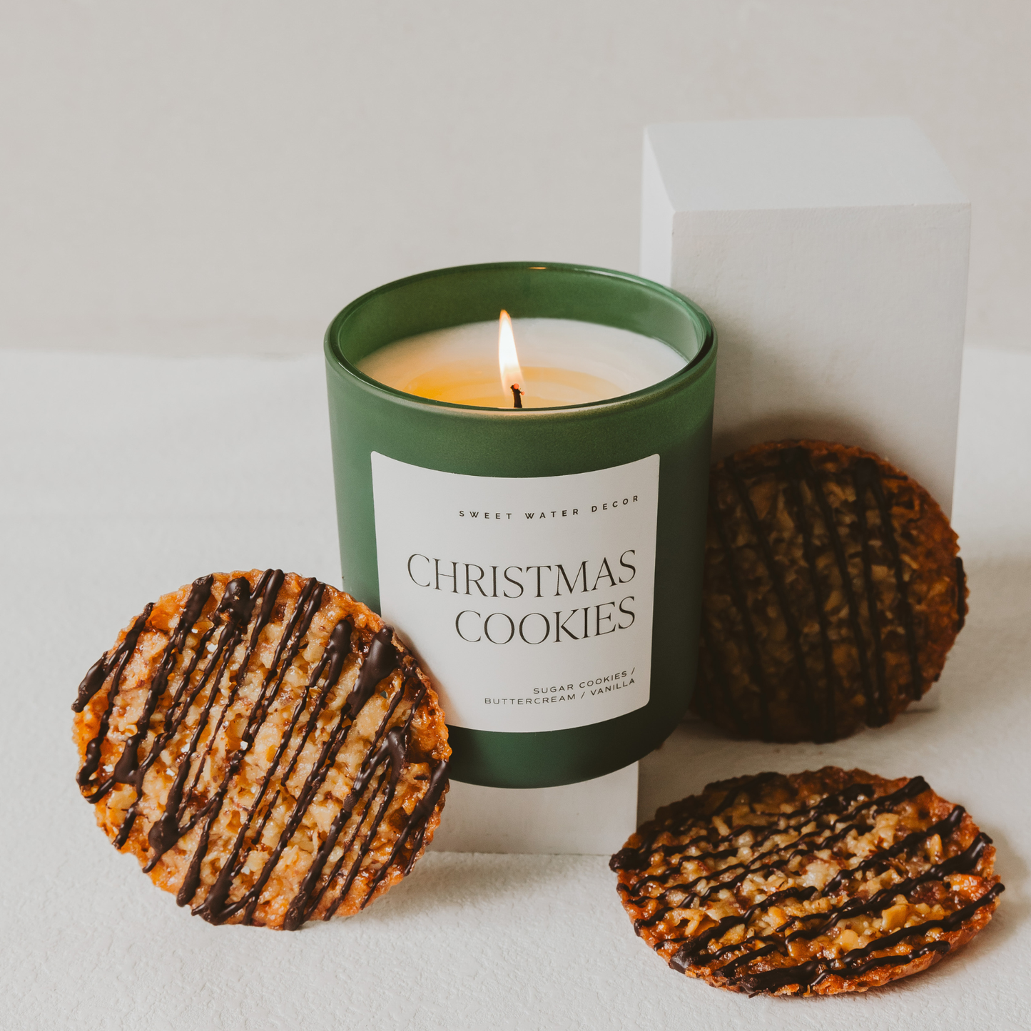 *NEW* Christmas Cookies 15 oz Soy Candle, Matte Jar