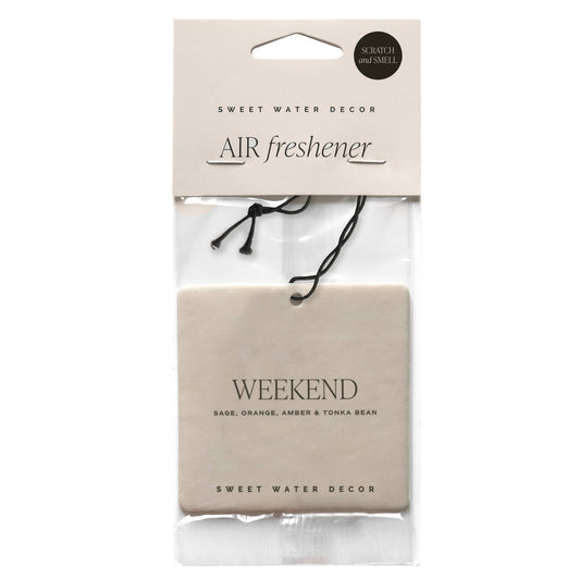 Weekend Hanging Air Freshener - Home Decor & Gifts