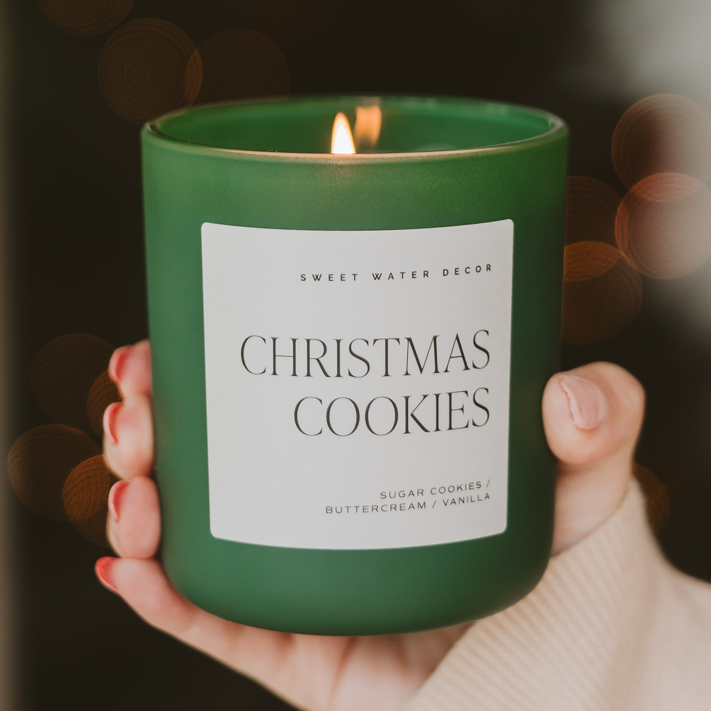 *NEW* Christmas Cookies 15 oz Soy Candle, Matte Jar