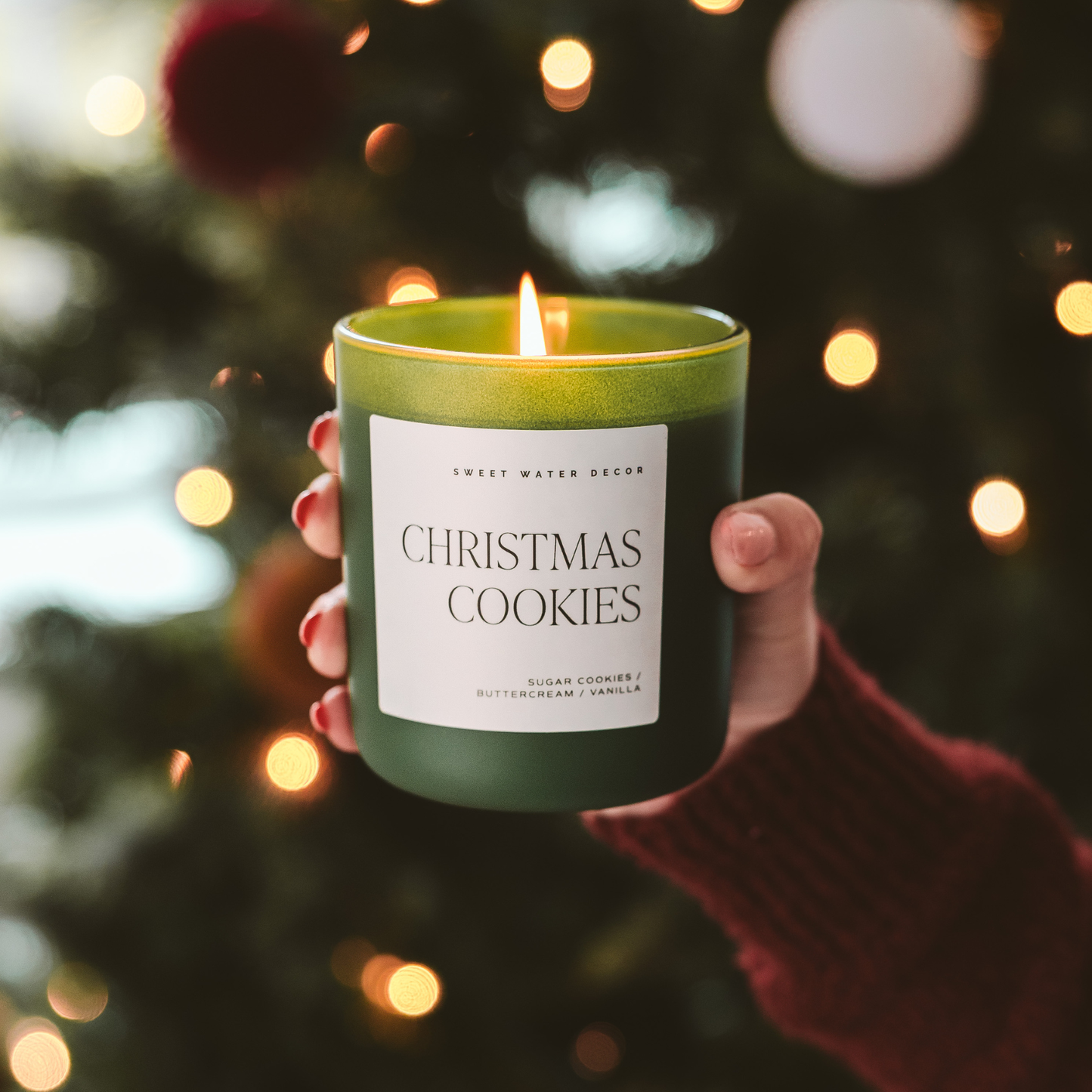 *NEW* Christmas Cookies 15 oz Soy Candle, Matte Jar