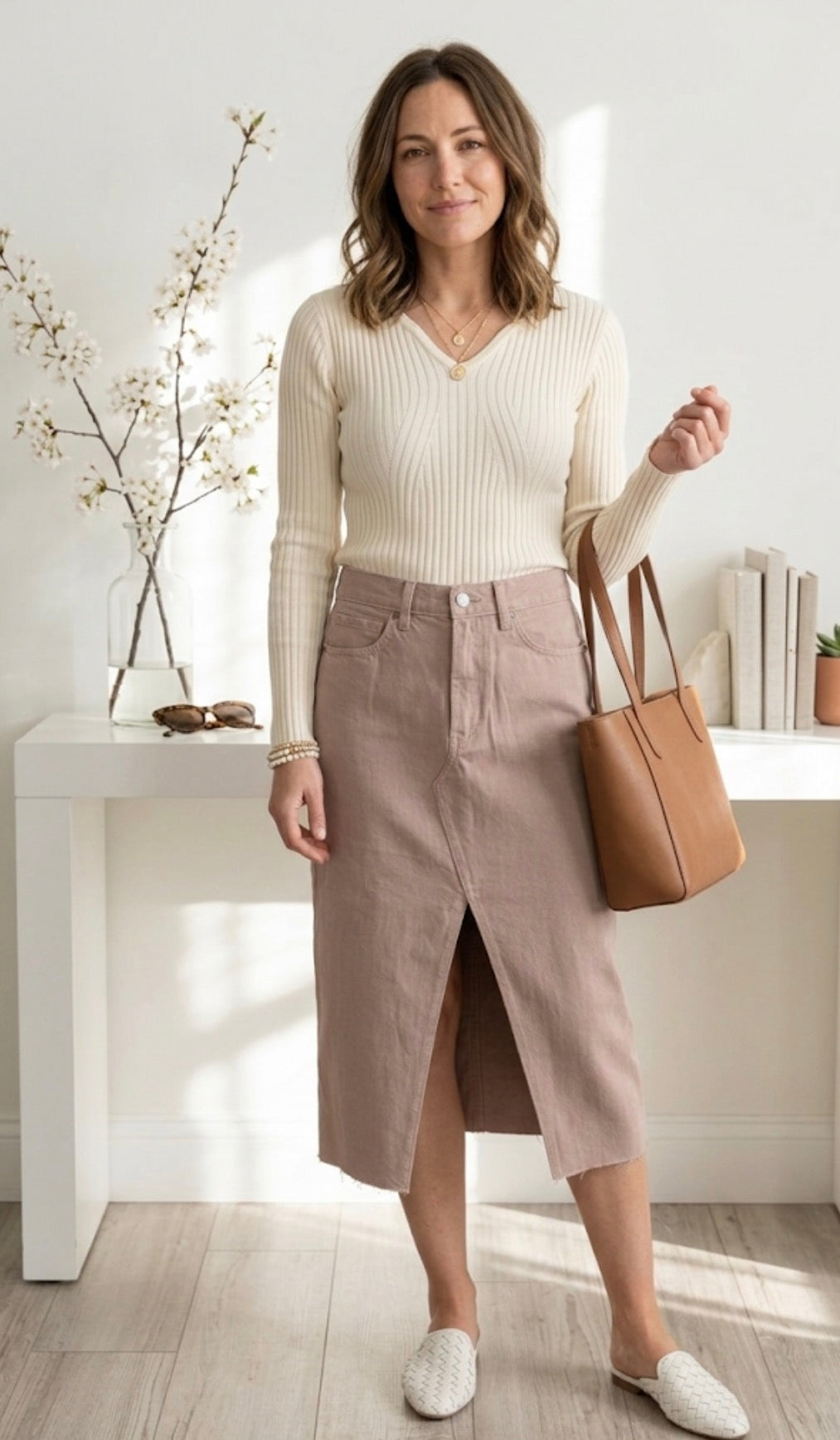 Slim V-Neck Sweater