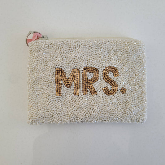 Hand Beaded Coin Purse - MRS.