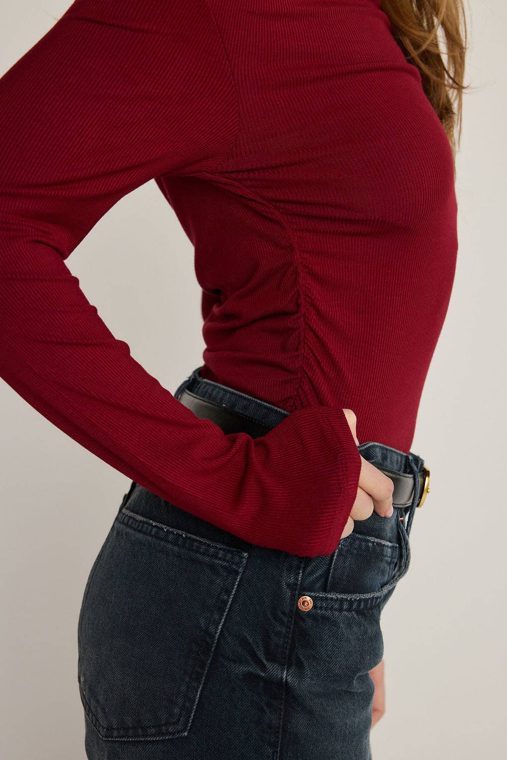 Angelica Long Sleeve Top - Wine