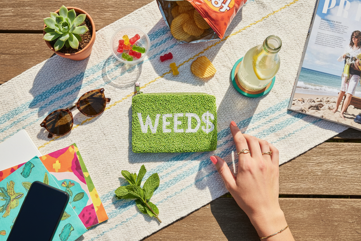 WEED$ Coin Purse Lifestyle Photo